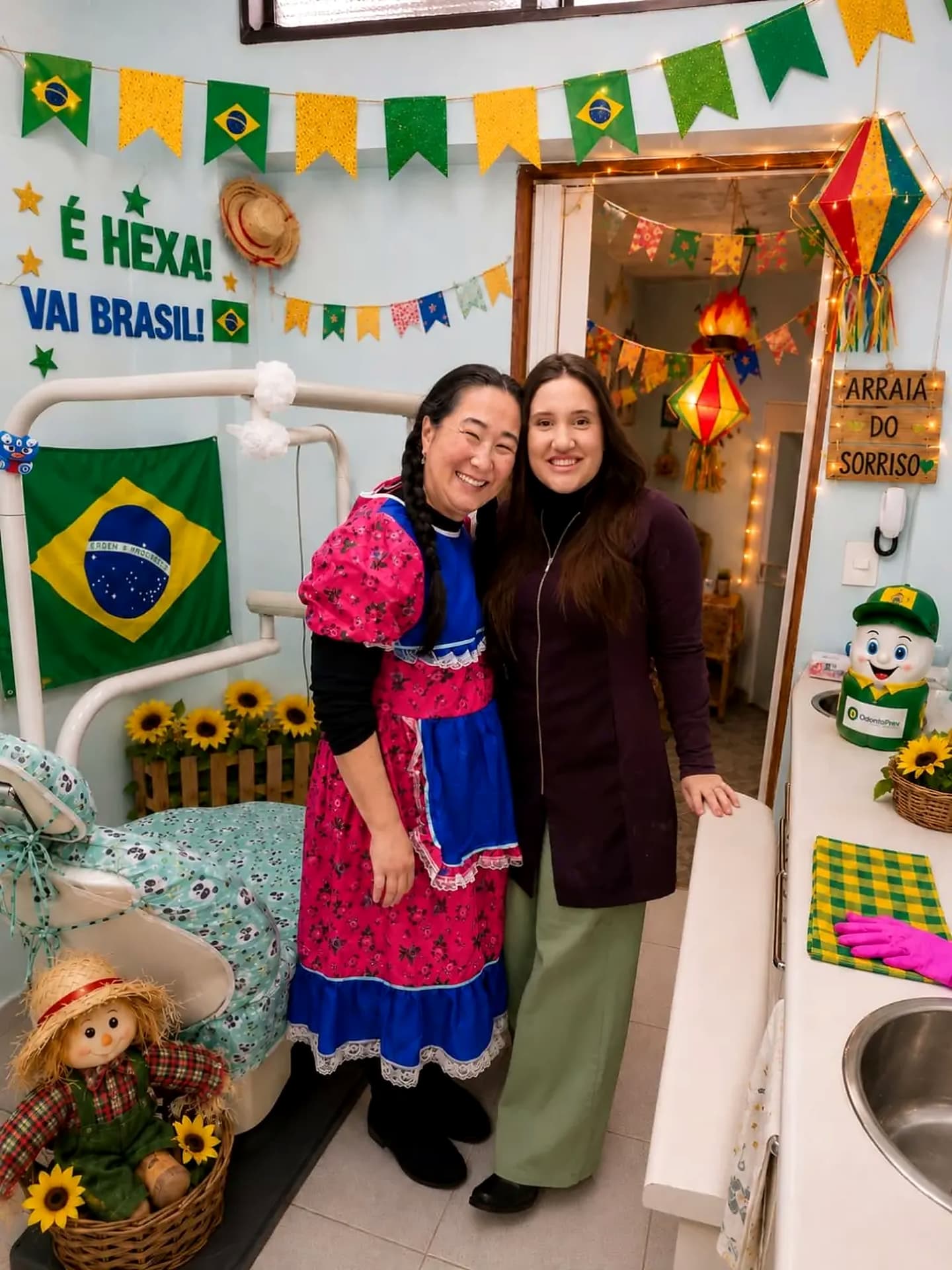 Equipe OdontoBrisa com paciente